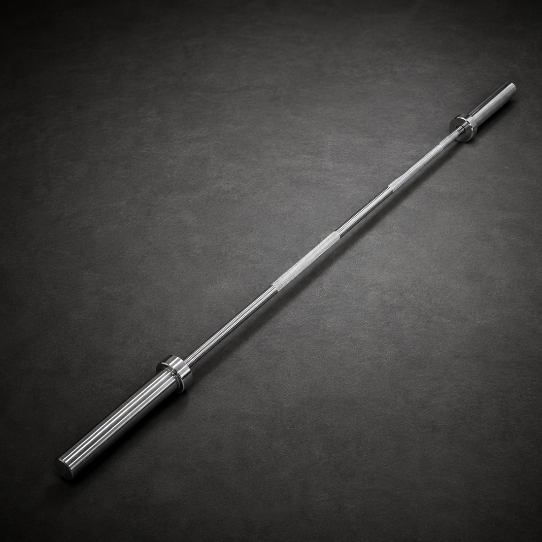 Holtmark Fitness 15 kg Olympic Barbell product image on dark studio background