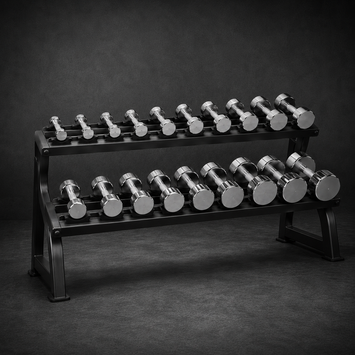 Holtmark Chrome Studio Dumbbell Set