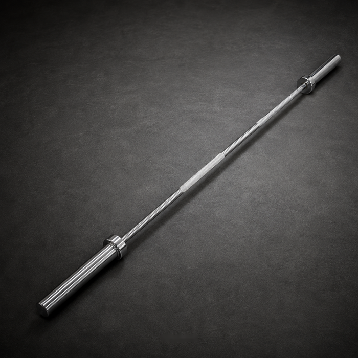 Holtmark Fitness 15 kg Olympic Barbell product image on dark studio background