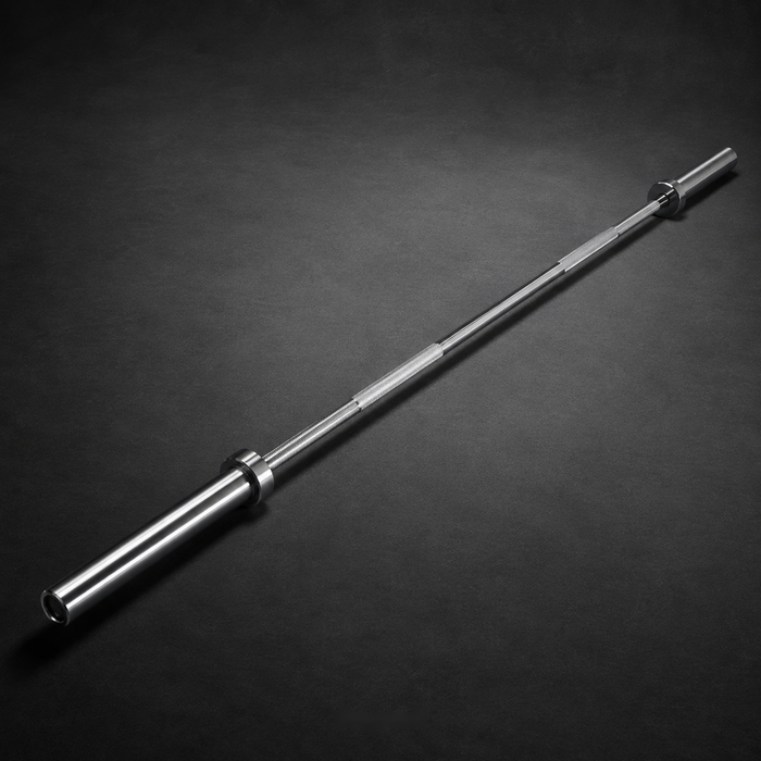 Holtmark Fitness 20 kg Olympic Barbell product image on dark studio background